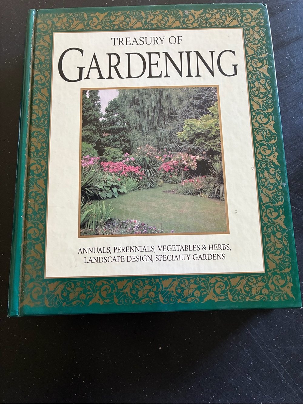 Treasury of Gardening Hardcover Book - Green Cover